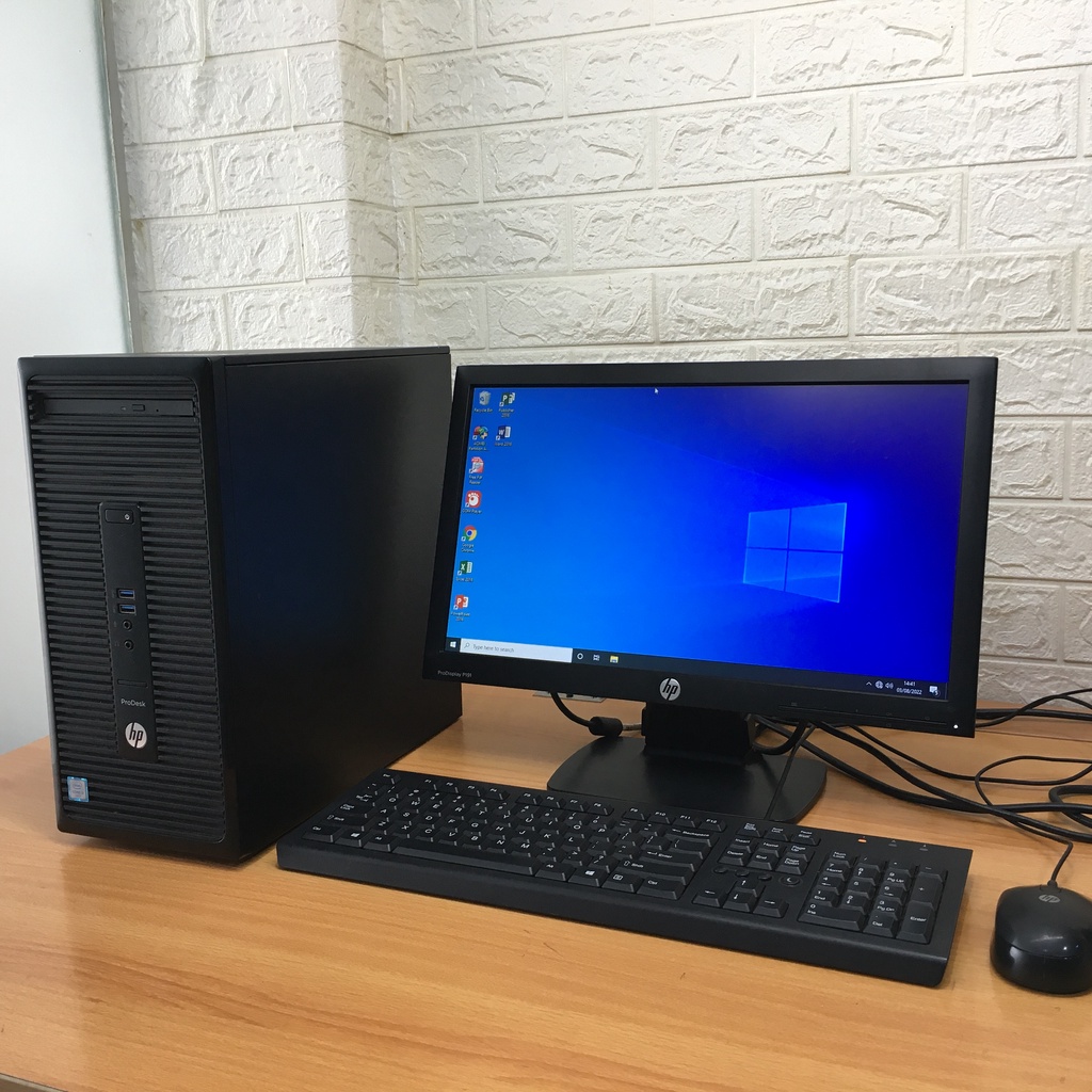 Fullset Komputer HP Core i3 Gen 6 DDR4 ProDesk 400 G3 MT Siap Pakai