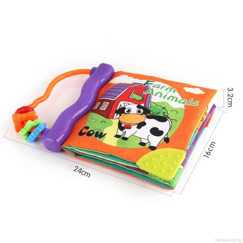 Mainan Buku Kain dengan Suara untuk Edukasi Awal Bayi Mainan Buku Kain dengan Suara untuk Edukasi Awal Bayi