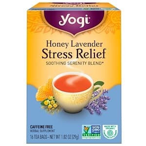 

Yogi Tea Honey Lavender Stress Relief Caffeine Free 16 Tea Bags 29 g (BERKUALITAS)