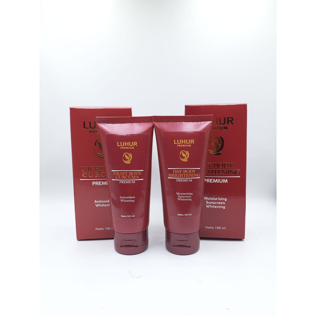 paket body hb handbody lotion pemutih kulit Luhur day body and night body