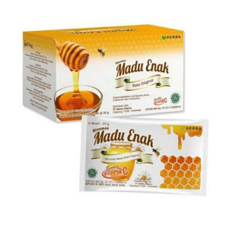 

MADU ENAK ORIGINAL FLAVOUR ISI 12 SACHET