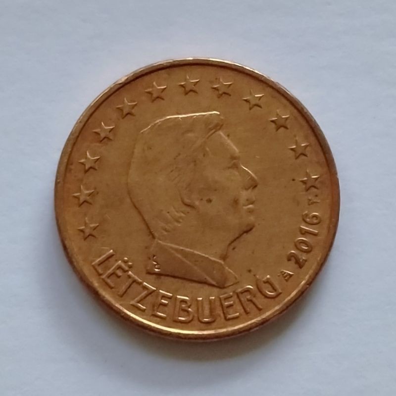 Koin asing 5 cent Euro Luxemburg
