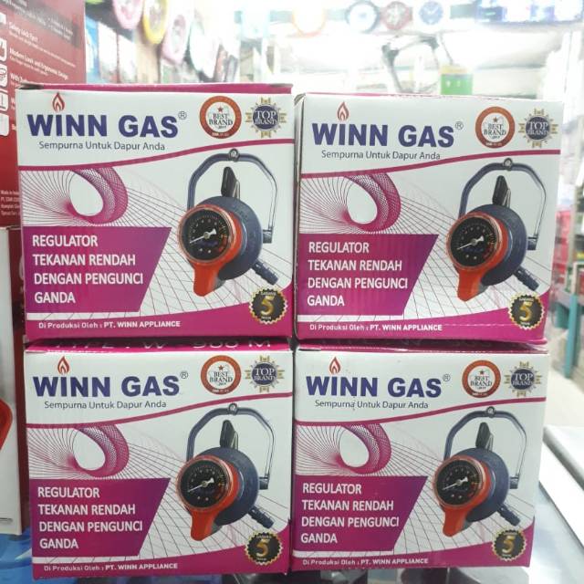 Regulator Gas Winn gas kunci ganda W-900M