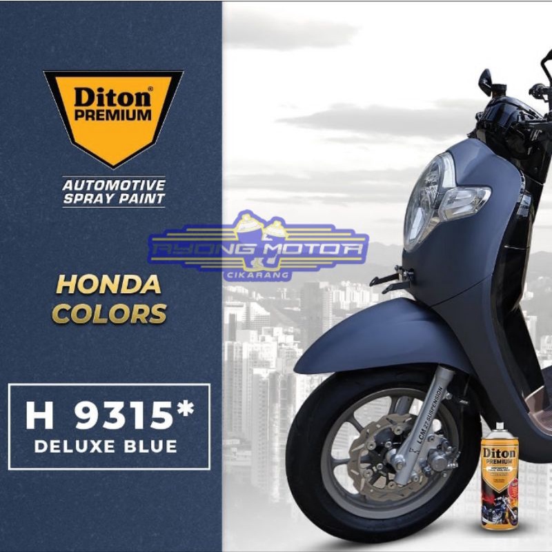 Diton Premium H9315* Deluxe Blue (Biru Doff Beat Deluxe)