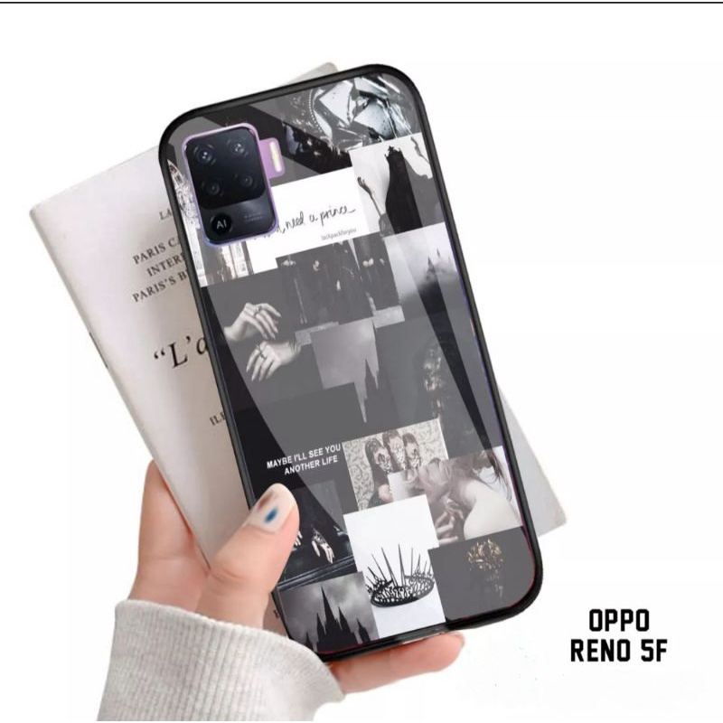 SHOWCASE CASE OPPO RENO 5F DESIGN AESTHETIC BLACK SERIES