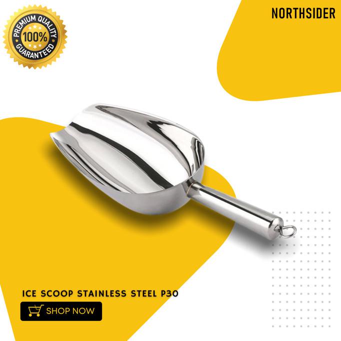 Scoop Es Batu Ice Shovel - Sendok Beras - Sugar Scoop Stainless - P30 By Adriana Shop