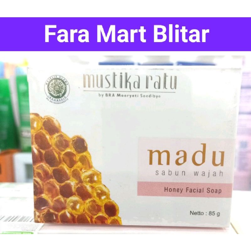 SABUN WAJAH MADU HONEY FACIAL SOAP MUSTIKA RATU 85gr