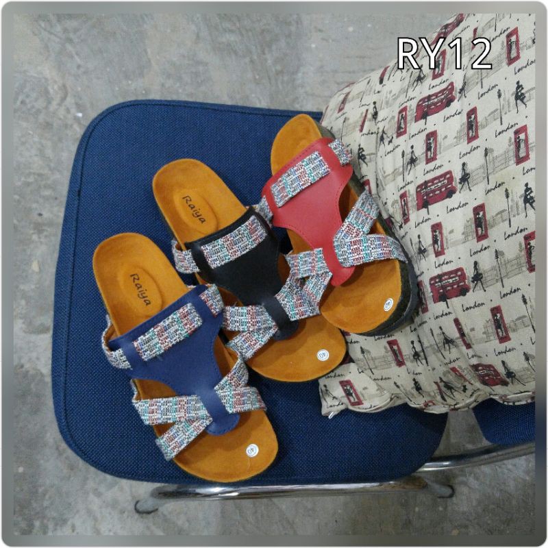 OBRAL CUCI GUDANG BORNEO RY01 dan RY12 Sendal Sandal Tali by Xavyera