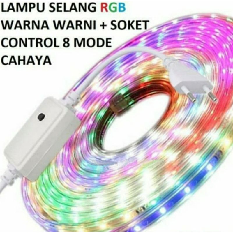 LAMPU LED STRIP 10METER FULL 5050 AGUSTUS NAIK