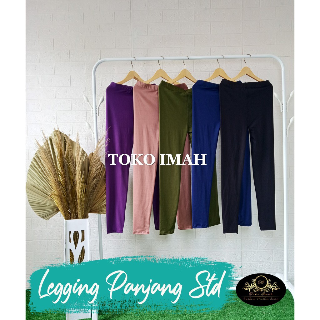 LEGGING PANJANG TERLARIS| Ukuran All Size XL Untuk Bb 45-60 Bahan Spandek BERKUALITAS BISA COD