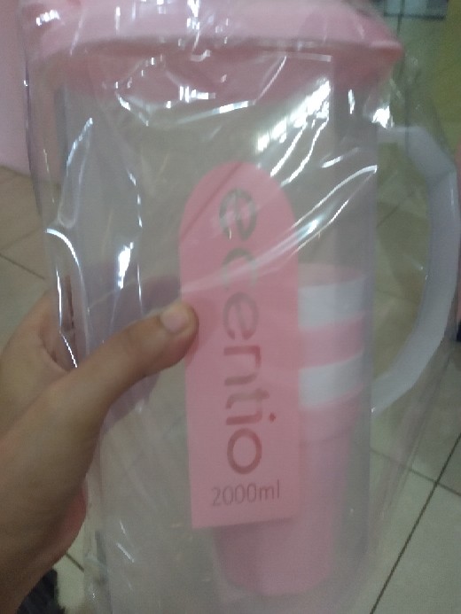 Ecentio 5 In 1 2l Teko Jus Air Teh Kopi Wadah Plastik Dengan 4 Cangkir 280ml/ Water Jug Bpa Free