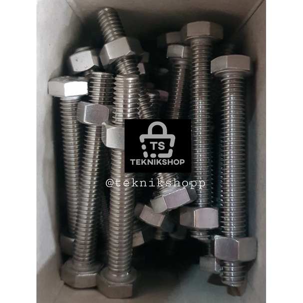 BAUT STAINLESS 5/16 X 21/2" / BAUT STAINLESS 12 21/2 INCI