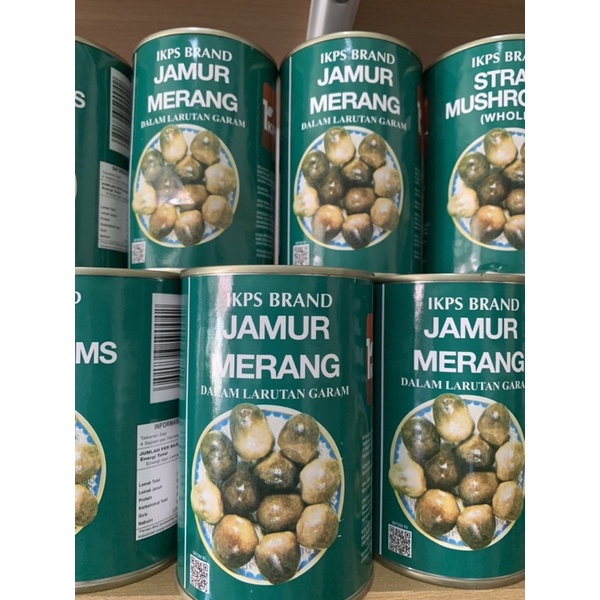 

JAMUR MERANG KALENG / WHOLE STRAW MUSHROOMS 425GR