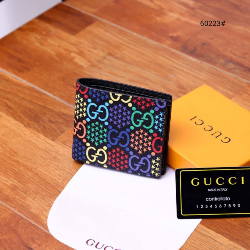 DOMPET LIPAT WANITA PRINT GUCCI