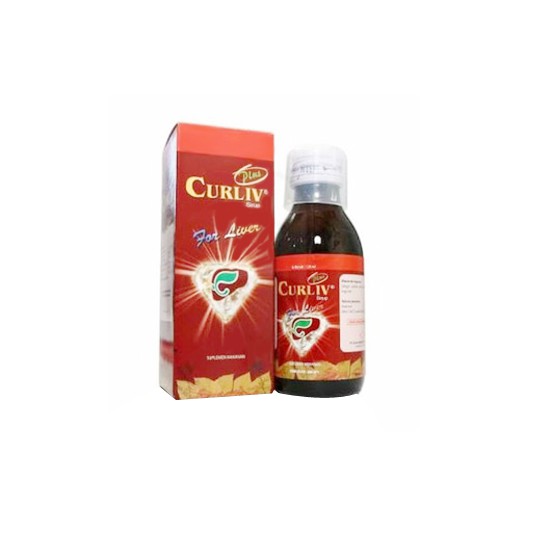 Curliv Plus Sirup 120 ml suplemen menjaga kesehatan fungsi hati (kemasan baru)