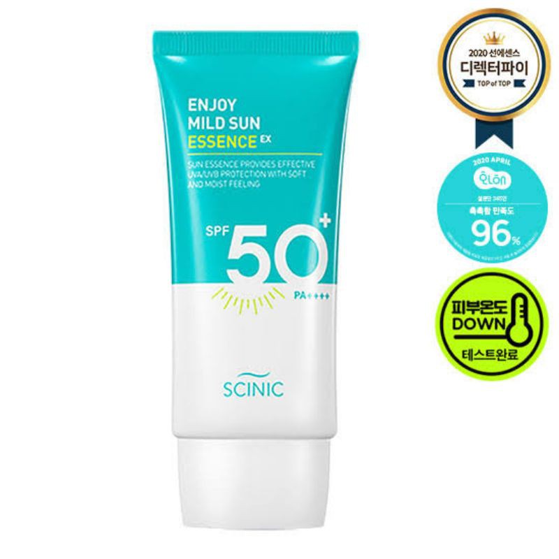 (preloved) SCINIC - ENJOY MILD SUN ESSENCE ex SPF 50+ PA++++