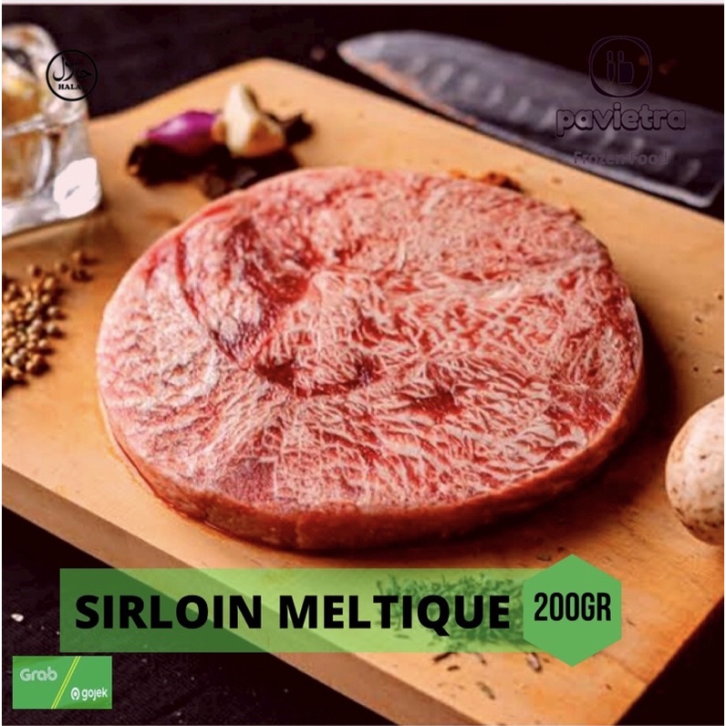 

SIRLOIN MELTIQUE / DAGING MELTIQUE SIRLOIN / DAGING SIRLOIN MELTIQUE 200gr