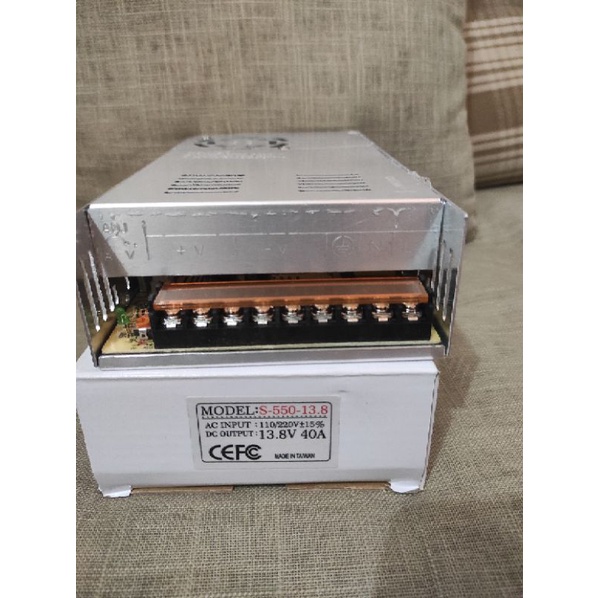 Power Supply 40A 13,8V GROSIR Taiwan, 40A 13.8V