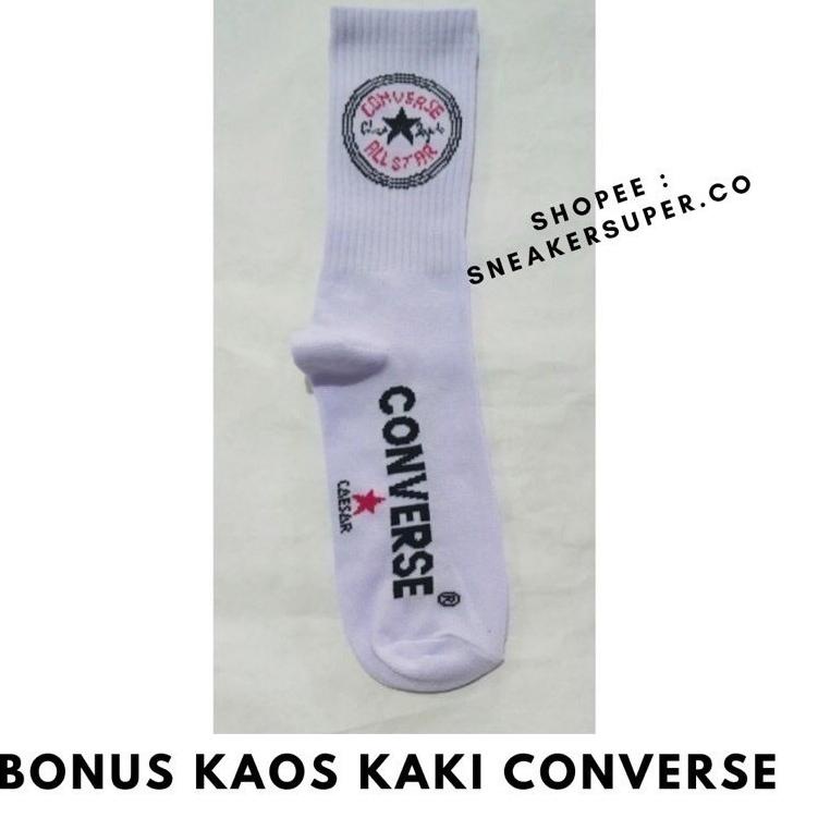 Serbuuuu.. (BONUS) SEPATU KAOS KAKI CONVERSE PREMIUM + GANTUNGAN KUNCI CONVERSE + PAPER BAG kkv