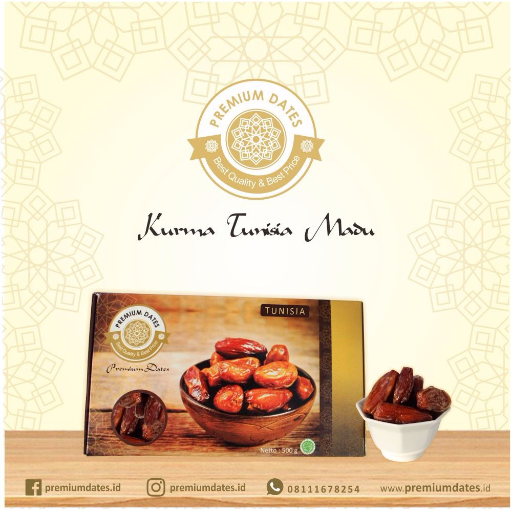 

Premium Dates" Kurma Tunisia Madu _500 gram