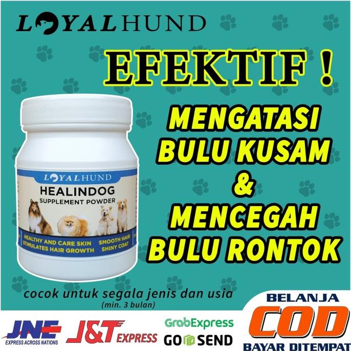 READY STOCK VITAMIN BULU ANJING RONTOK DAN KUSAM OBAT ANJING UNTUK BULU RONTOK DOG Murah