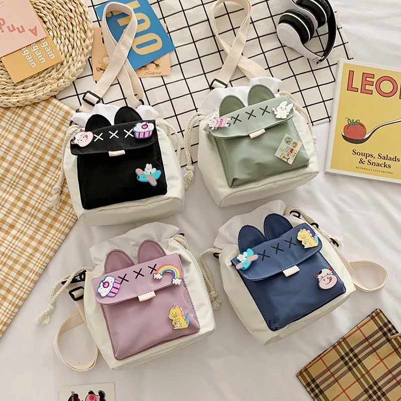 HANABI - Tas selempang CELLINE + PATCH tas slingbag lucu