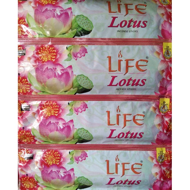 Dupa stick Dupa Wangi Life Lotus / Incense Stick Darshan Life pouch