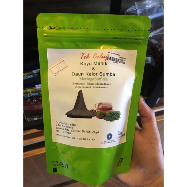 

teh celup dari daun kelor & kayu manis