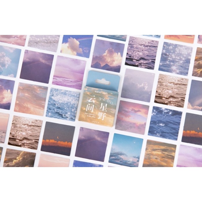 

46Pcs Sticker Aesthetic -64 Dekorasi Planner Scrapbook YUNJIAN HOSHINO