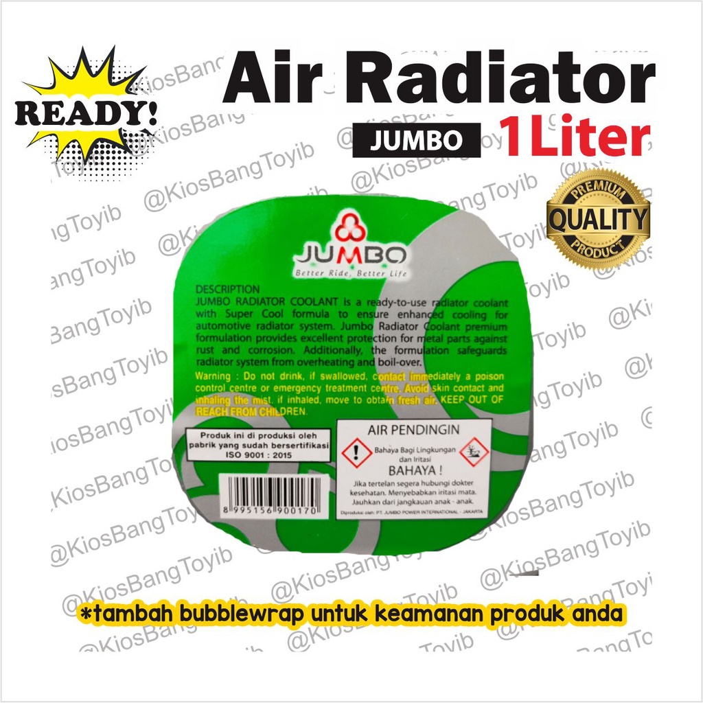 Air Coolant Radiator Pendingin Radiator JUMBO 1 Liter