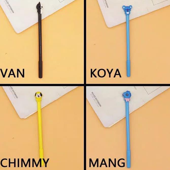 

pulpen pen pena bts bt21 bangtan boys - Mang TERBATAS