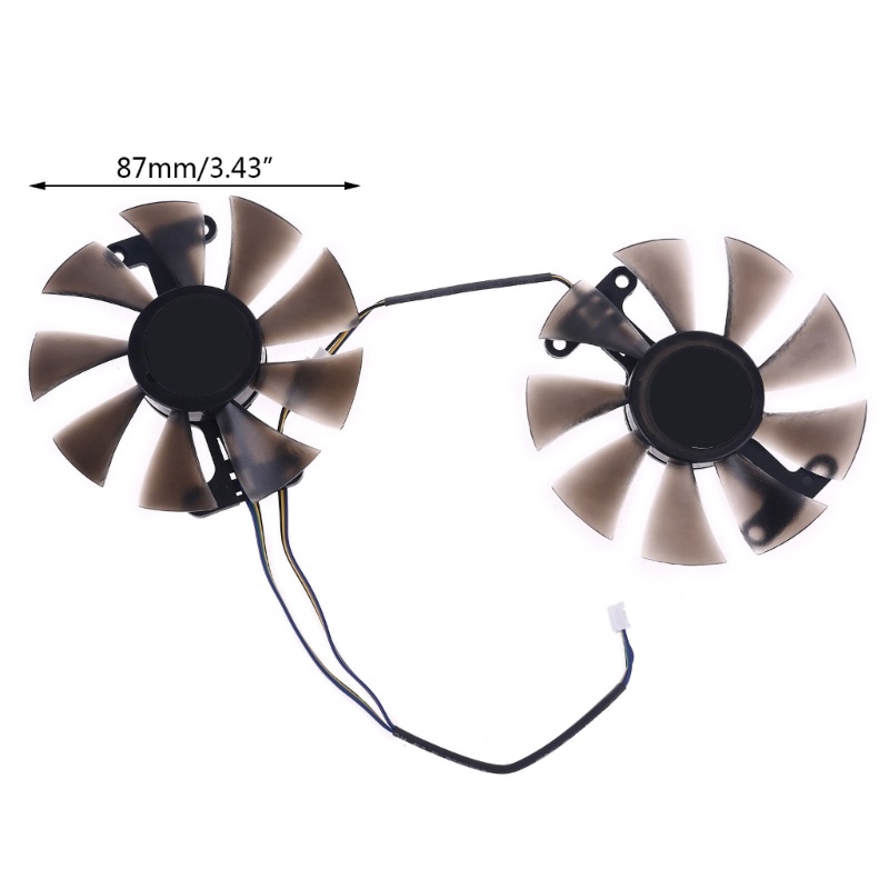 Bt 2pcs 87mm GA91S2U GPU VGA Card Cooler Fan Untuk Palit GeForce GTX 1080 1070Ti 1070 1060 960 950 Dual Video Card Ganti