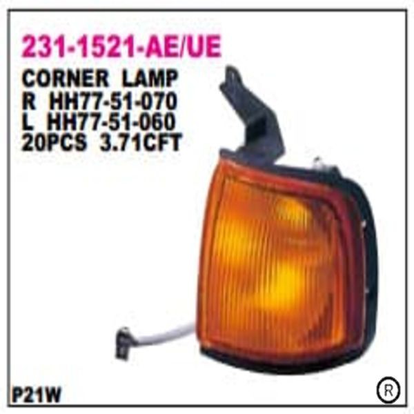Lampu Sein Ford Ranger tahun 1998 + - LAMPU MOBIL