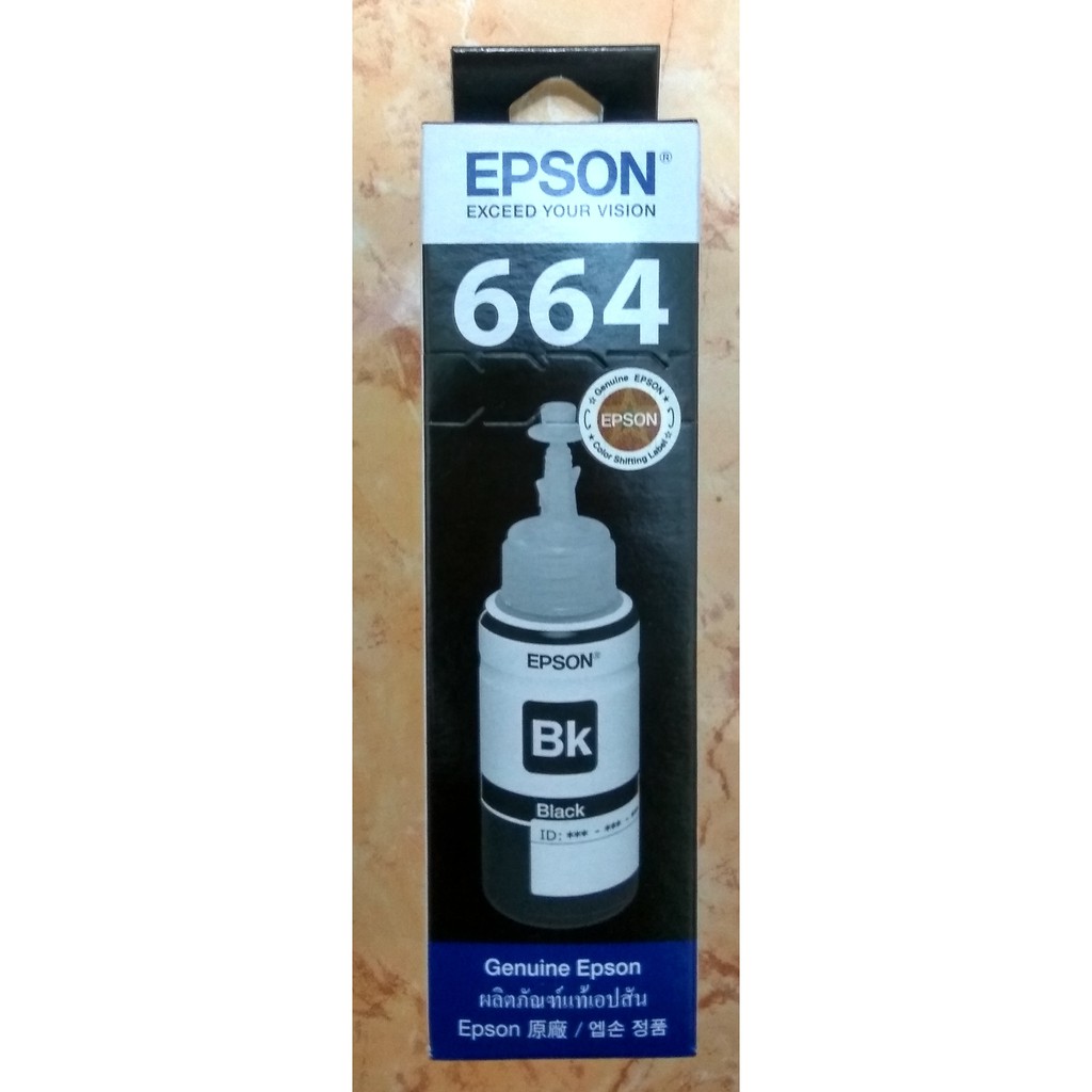 Tinta Epson Original L100 L110 L120 L200 L210 L220 L300 L310 L350 L355 L360 L360 L455 L550 L1300