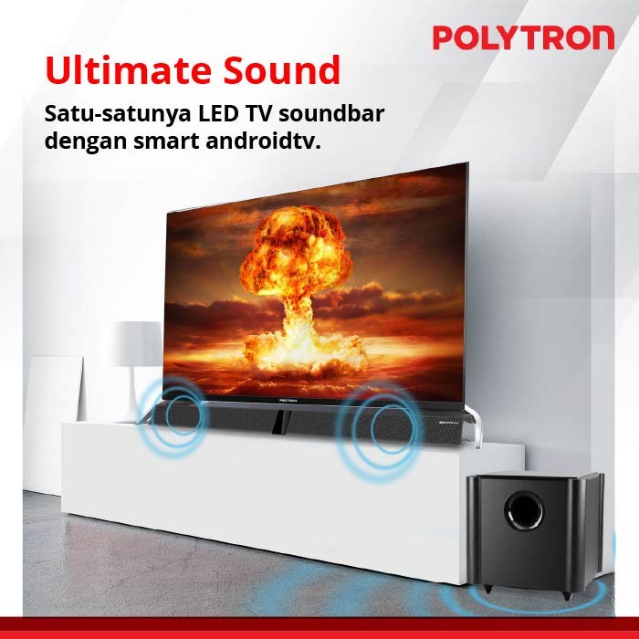 Android TV Polytron PLD32BAG9953 / LED Polytron Free Sound Bar