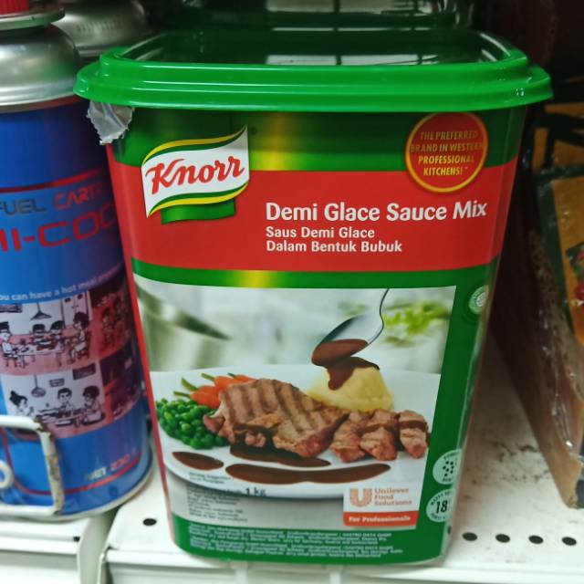 

Knorr knor knoor demi glace sauce mix tube 1 kg / saus demi glace dalam bentuk bubuk