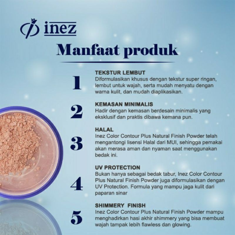 Inez Color Contour Plus Natural Finish Powder