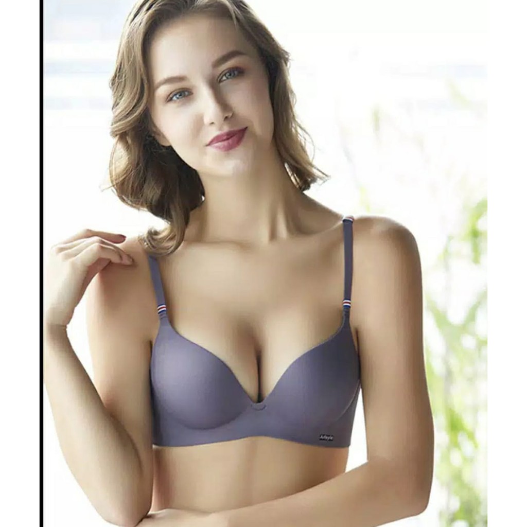 JUTSYLE PUSH UP SEAMLESS CUP BRA BH TANPA KAWAT HIGH QUALITY