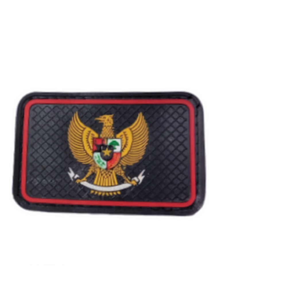 Patch Rubber Garuda Indonesia Bulat dan Kotak