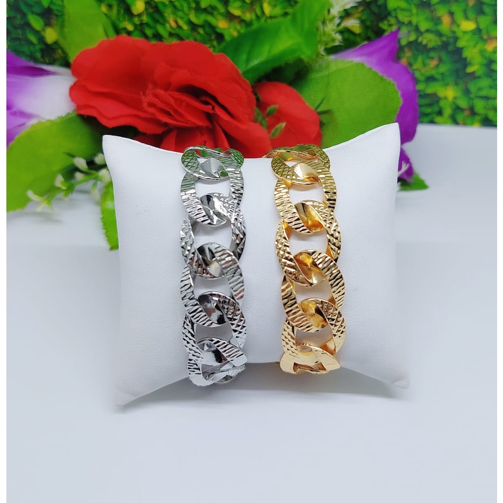 Xuping gelang rantai lapis emas perhiasan wanita jewelry 0058.0059