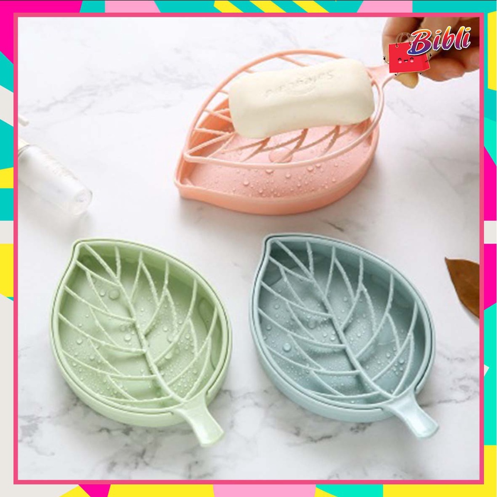 Tempat Sabun Motif Daun Kotak Sabun Batangan BB 571