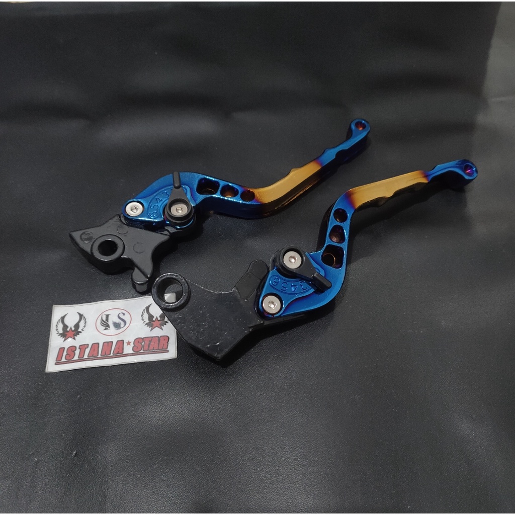 Handle Rem Two tone Vixion setelan. Bisa di setel. Tuas Rem Yamaha Vixion setelan.