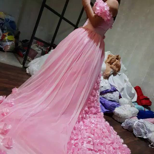 Gaun Pengantin Baby Pink/Wedding Dress Pink