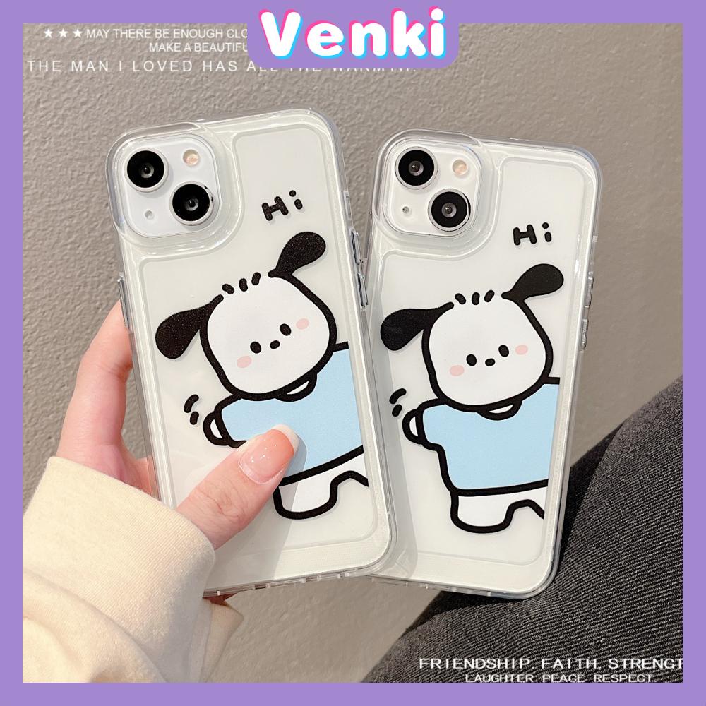 iPhone Case Silicone Soft Case Clear Case Thickened Shockproof Protection Camera Metal Button Cartoon Cute Compatible For iPhone 11 Pro Max 13 Pro Max 12 Pro Max 7Plus xr XS Max