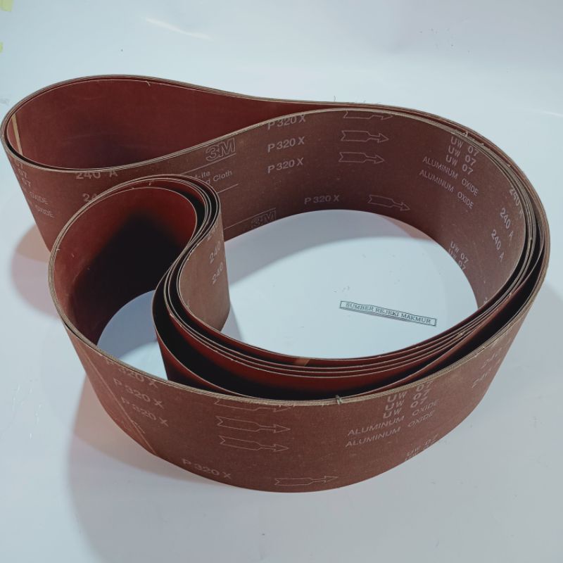 Amplas rol belt sander mesin industri 3M