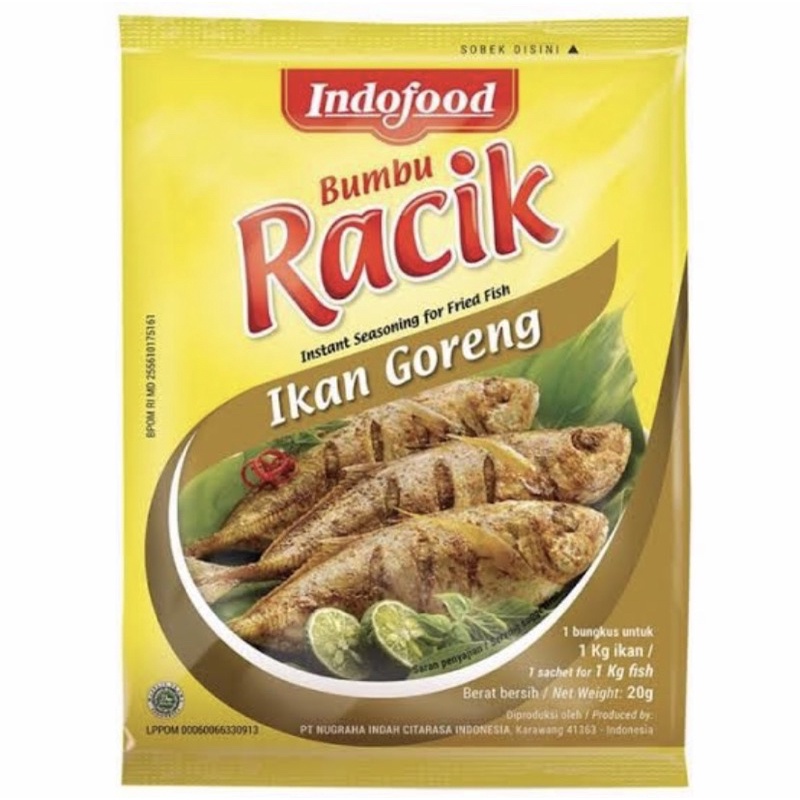 

Bumbu Racik Indofood Ikan Goreng 20gram