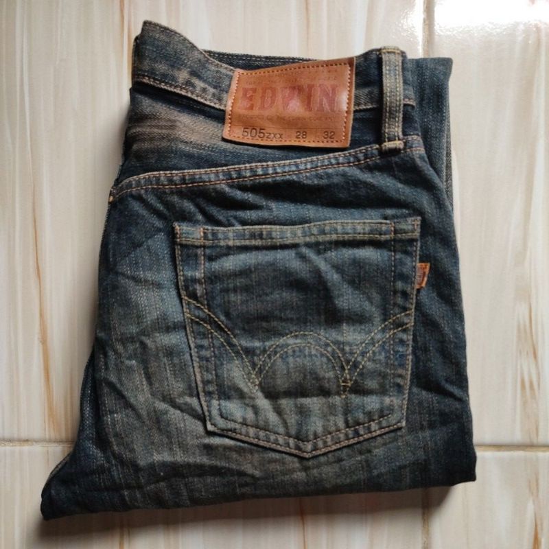Celana Jeans Selvedge EDWIN 505zxx Preloved