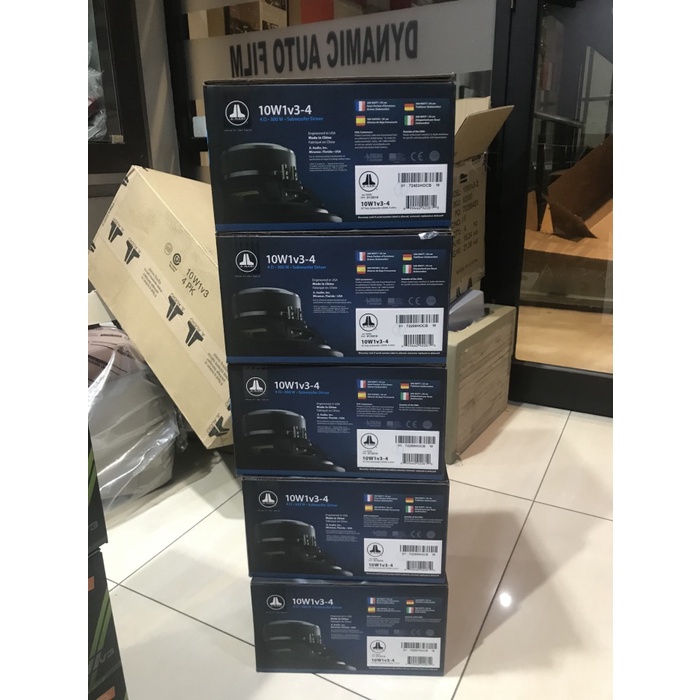 SUBWOOFER JL AUDIO W1V3 10 INCH GARANSI RESMI 4 OHM 2 OHM