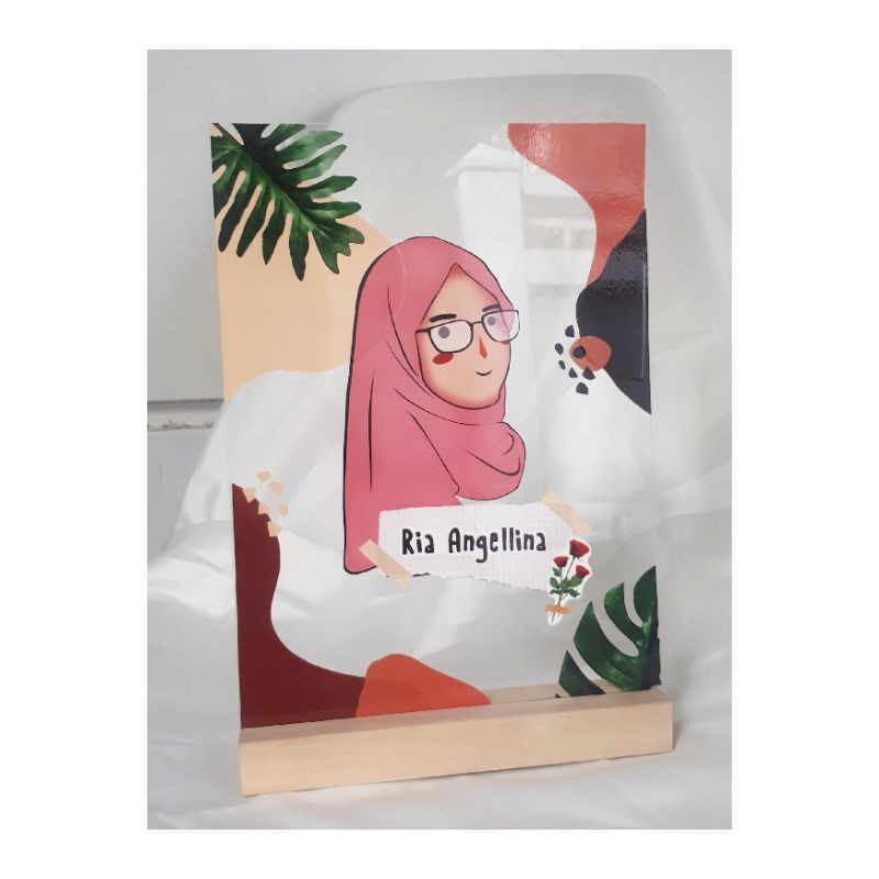 

Kado Ilustrasi Wajah Akrilik A4