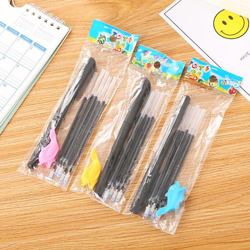 Pulpen Ajaib Magic Pen Menghapus Otomatis Tanpa dihapus Tulisan Bisa Hilang satu set dengan Refill . magic pen